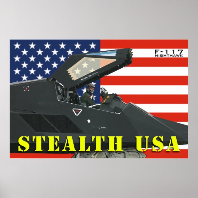 F-117 Stealth USA Poster (Front)