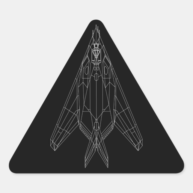 F-117 Triangle Sticker (Front)