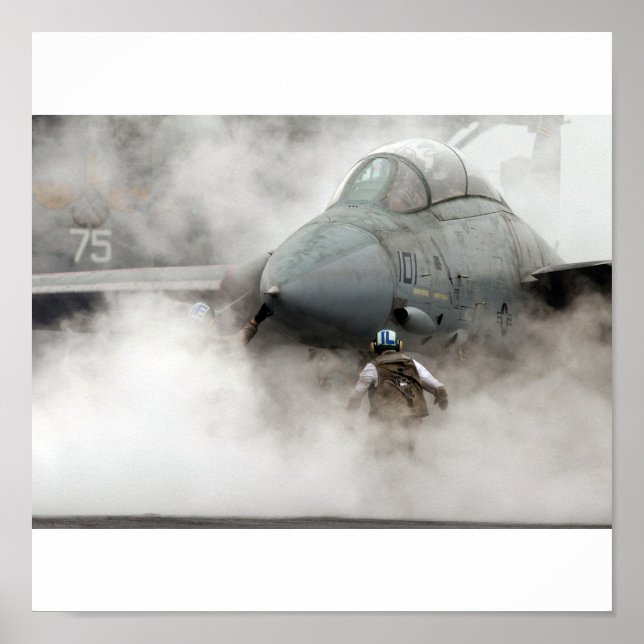 F-14 in smoke poster (Front)