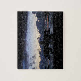 F-14 Sunset Jigsaw Puzzle