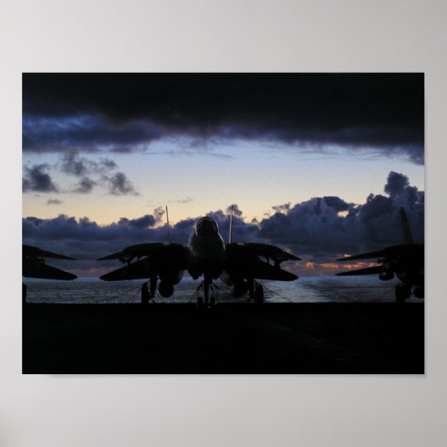 F-14 Sunset Poster (Front)