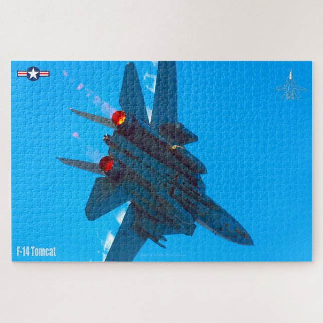 F-14 TOMCAT "AFTERBURNER" (20x30 inch) Jigsaw Puzzle (Horizontal)