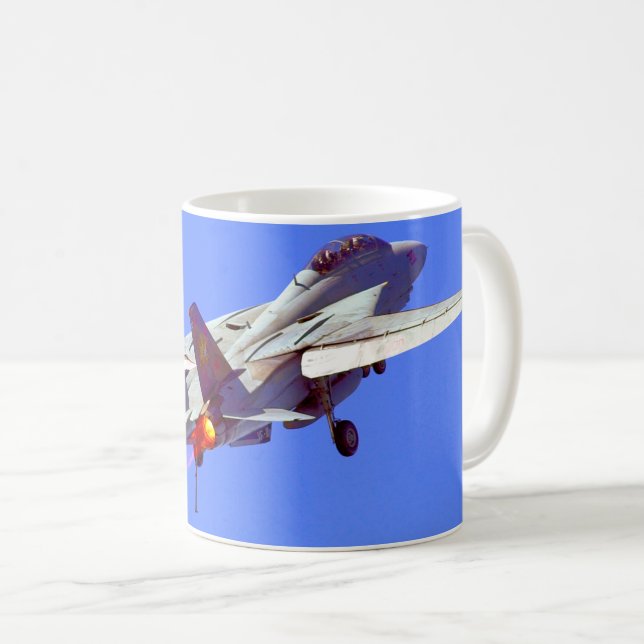 F-14 TOMCAT “AFTERBURNER” COFFEE MUG (Front Right)