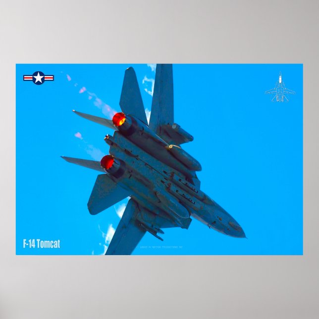 F-14 TOMCAT "AFTERBURNER" POSTER (Front)