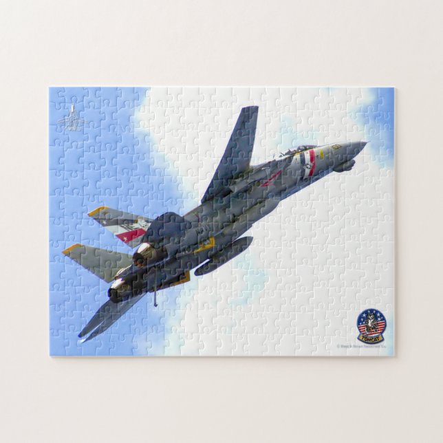 F-14 TOMCAT “BOLTER” (11x14 inch) Jigsaw Puzzle (Horizontal)