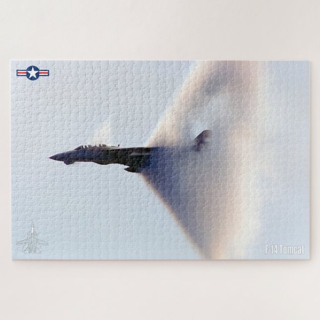 F-14 TOMCAT "BOOM" (20x30 inch) Jigsaw Puzzle (Horizontal)
