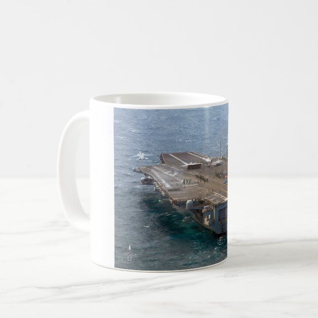 F-14 TOMCAT "CARRIER" COFFEE MUG (Front Left)