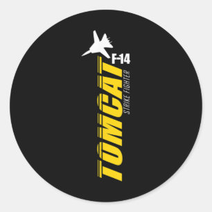 F-14 Tomcat Classic Round Sticker