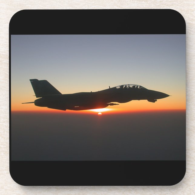 F 14 Tomcat Fighter Jet  Coaster (Front)