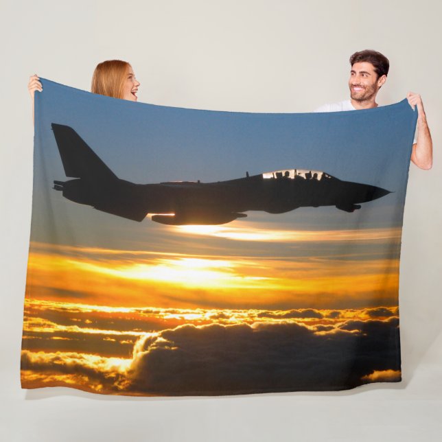 F-14 TOMCAT FLEECE BLANKET (In Situ)