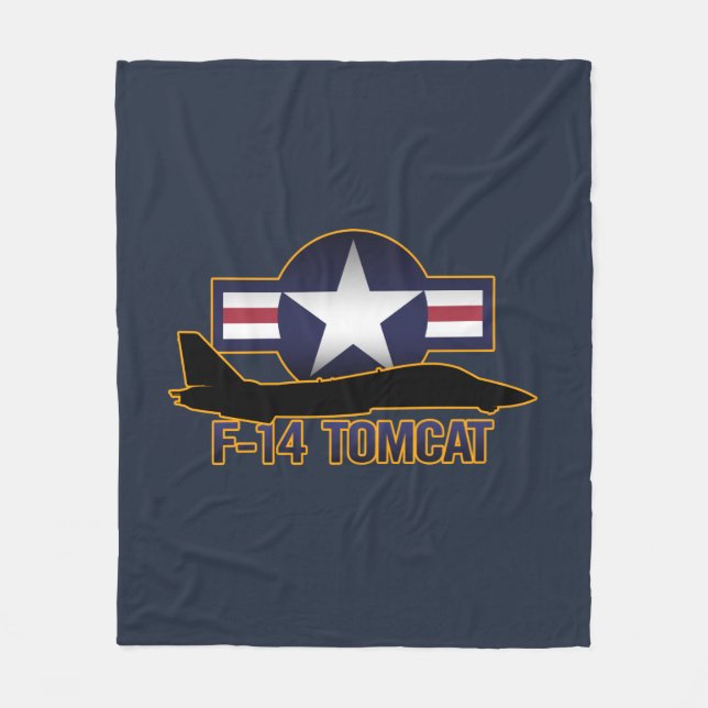 F-14 Tomcat Fleece Blanket (Front)