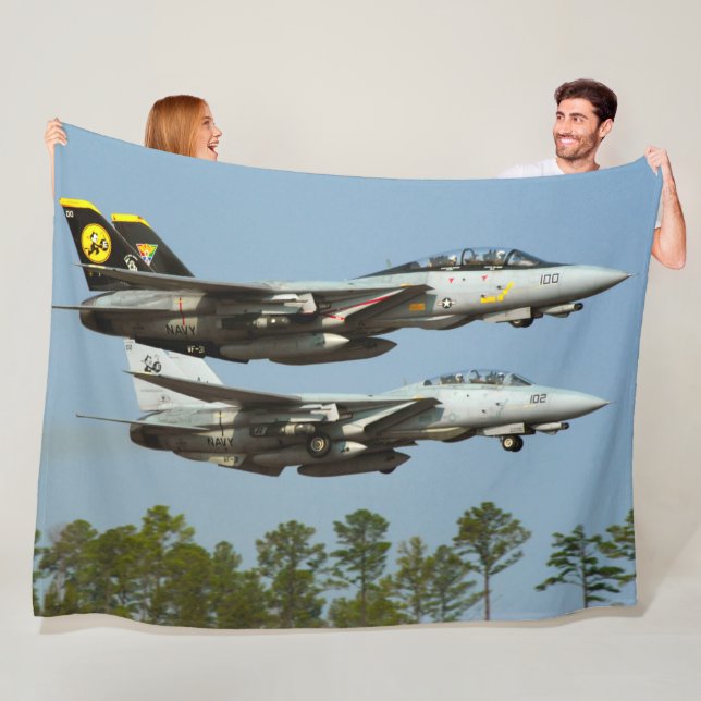 F-14 TOMCAT FLEECE BLANKET (In Situ)