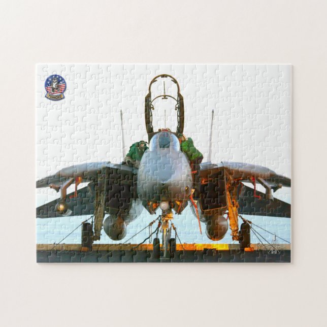 F-14 TOMCAT “FLIGHTDECK” (11x14 inch) Jigsaw Puzzle (Horizontal)