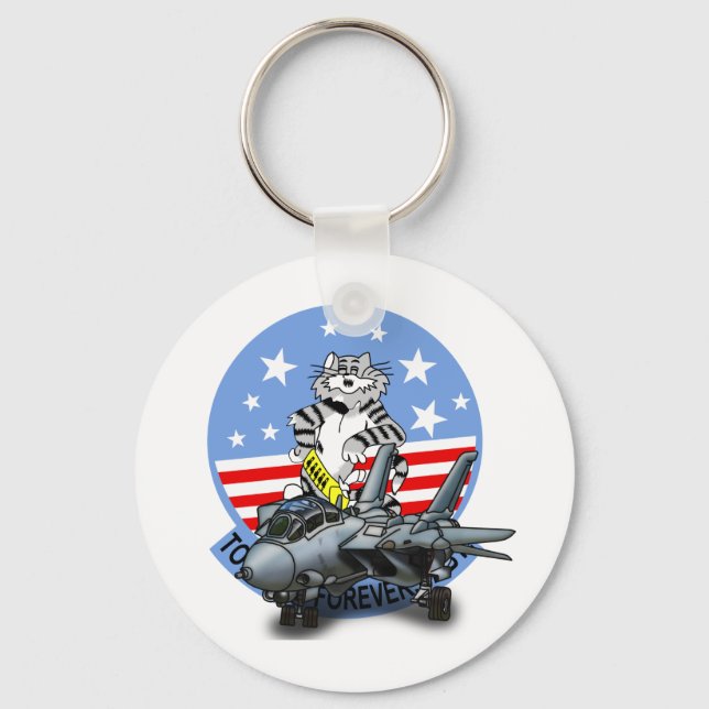 F-14 TOMCAT Forever Key Ring (Front)