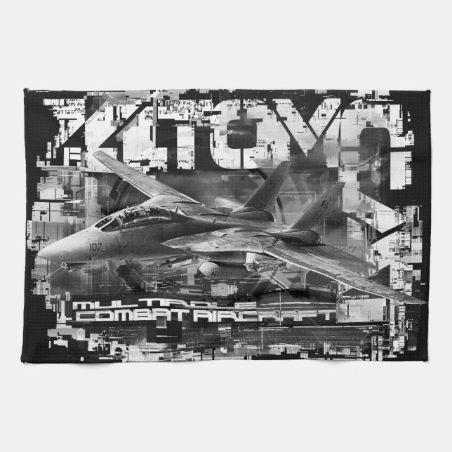 F-14 Tomcat Kitchen Towel 16" x 24" Kitchen Towels (Horizontal)