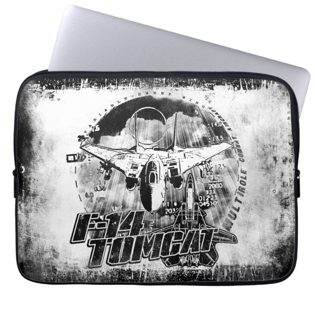F-14 Tomcat Laptop Sleeve Electronics Bag (Front)