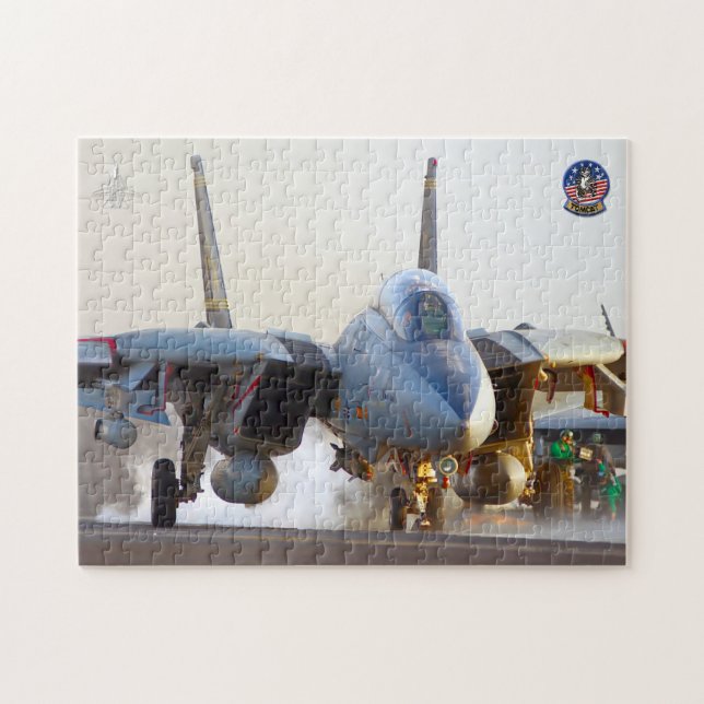 F-14 TOMCAT “LAUNCH” (11x14 inch) Jigsaw Puzzle (Horizontal)