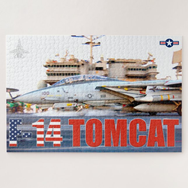 F-14 TOMCAT "LAUNCH" (20x30 inch) Jigsaw Puzzle (Horizontal)