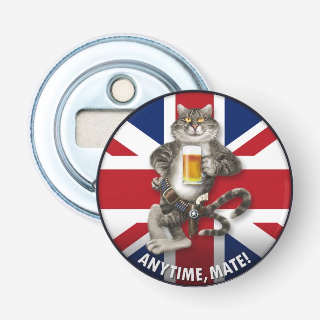 F-14 Tomcat Mascot UK Bottle Opener (Front)
