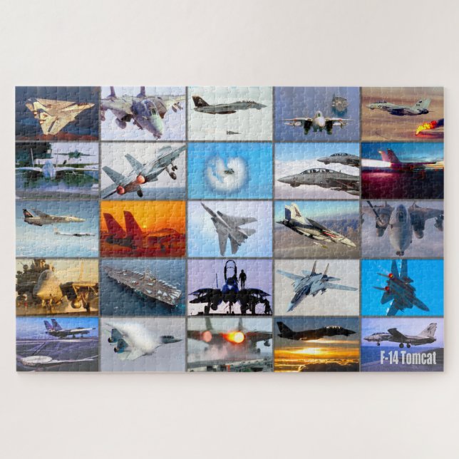 F-14 TOMCAT “MONTAGE” (20x30 inch) Jigsaw Puzzle (Horizontal)