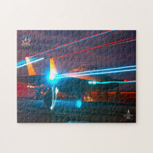 F-14 TOMCAT “NIGHT LAUNCH” (11x14 inch) Jigsaw Puzzle