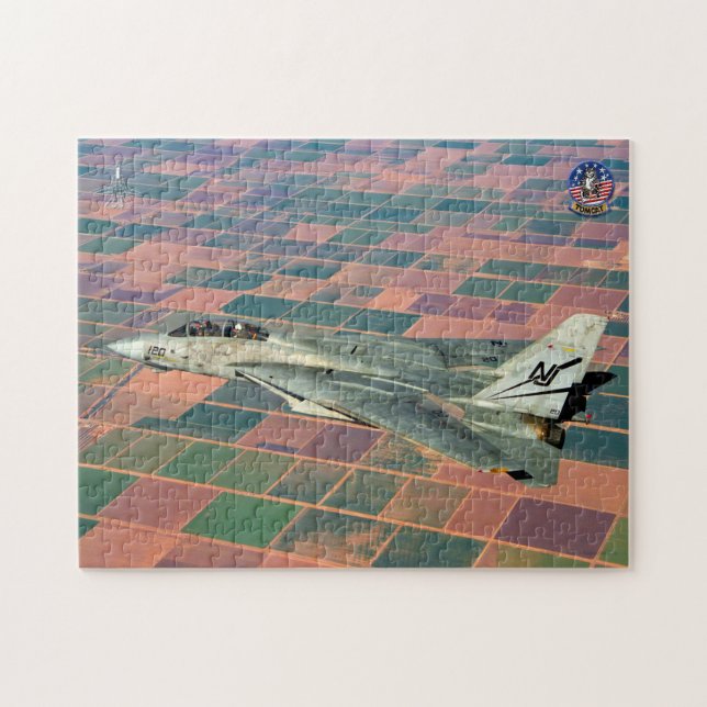 F-14 TOMCAT “ON PATROL” (11x14 inch) Jigsaw Puzzle (Horizontal)