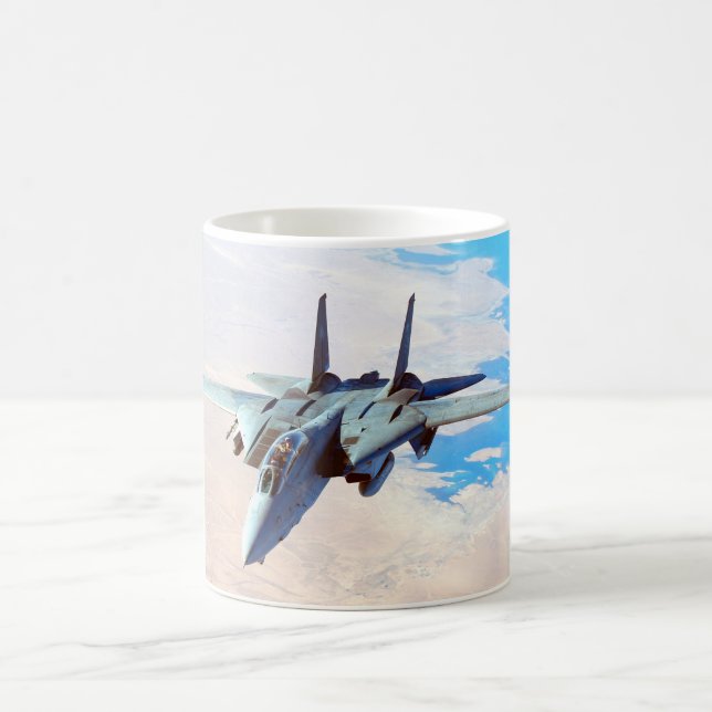 F-14 TOMCAT "ON PATROL" COFFEE MUG (Center)