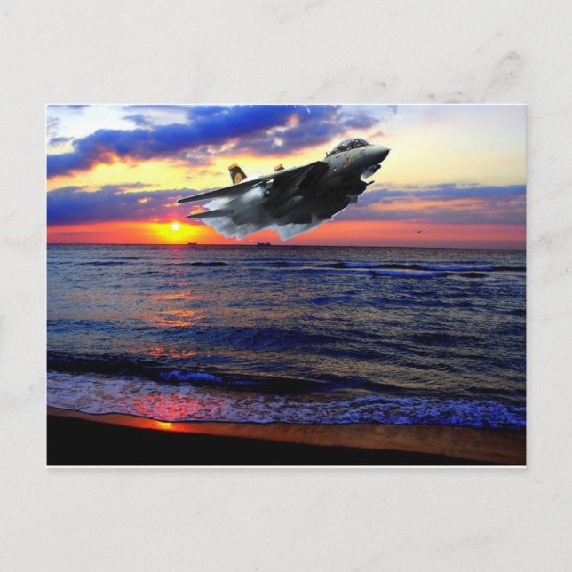 F-14 TOMCAT POSTCARD (Front)