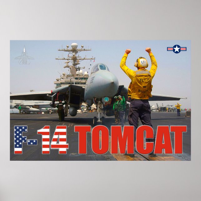 F-14 TOMCAT POSTER (Front)