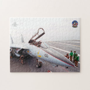 F-14 TOMCAT “PREFLIGHT” (11x14 inch) Jigsaw Puzzle