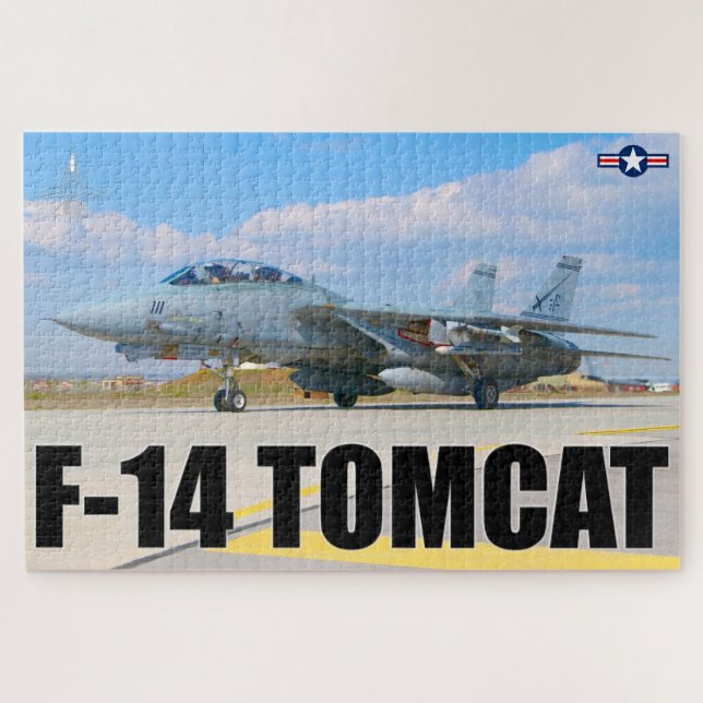 F-14 TOMCAT "PREFLIGHT" (20x30 inch) Jigsaw Puzzle (Horizontal)