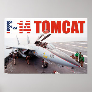 F-14 TOMCAT "PREFLIGHT" POSTER