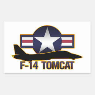 F-14 Tomcat Rectangular Sticker