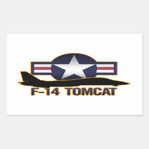 F-14 Tomcat Rectangular Sticker