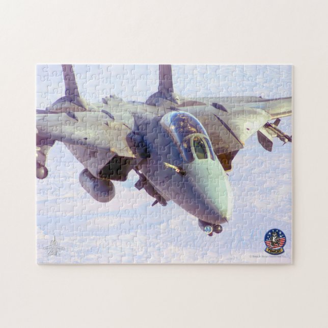 F-14 TOMCAT “REFUEL” (11x14 inch) Jigsaw Puzzle (Horizontal)