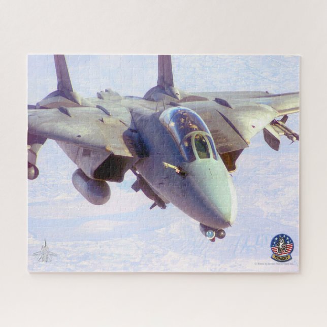 F-14 TOMCAT “REFUEL” (16x20 inch) Jigsaw Puzzle (Horizontal)
