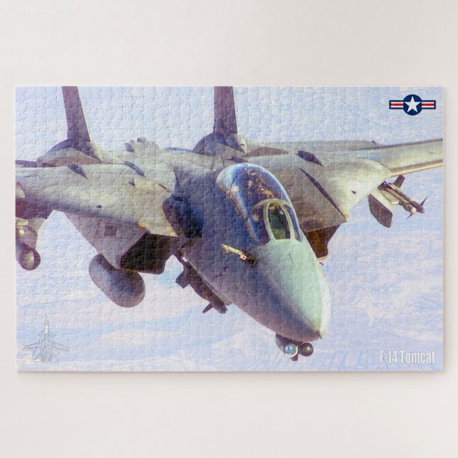 F-14 TOMCAT "REFUEL" (20x30 inch) Jigsaw Puzzle (Horizontal)
