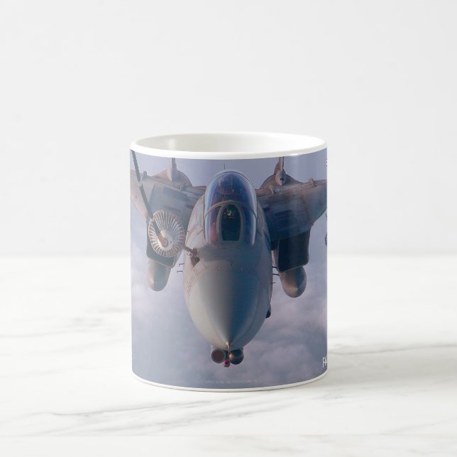 F-14 TOMCAT "REFUELLING" COFFEE MUG (Center)