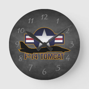 F-14 Tomcat Round Clock