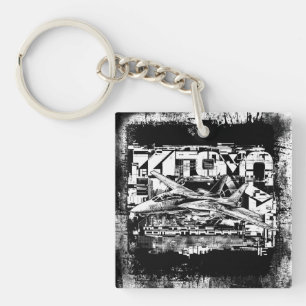 F-14 Tomcat Square (double-sided) Acrylic Keychain