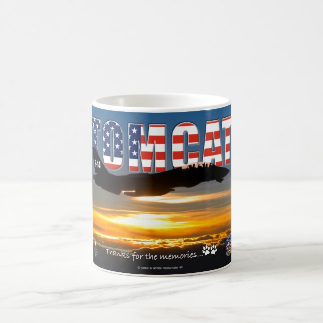 F-14 TOMCAT Sunset Mug (Center)
