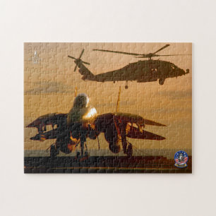 F-14 TOMCAT “SUNSET OPS” (11x14 inch) Jigsaw Puzzle