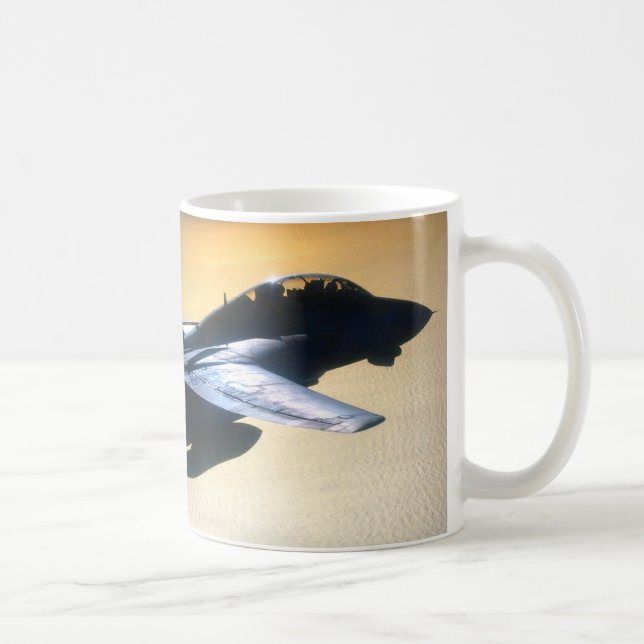 F-14 TOMCAT "SUNSET PATROL" COFFEE MUG (Right)