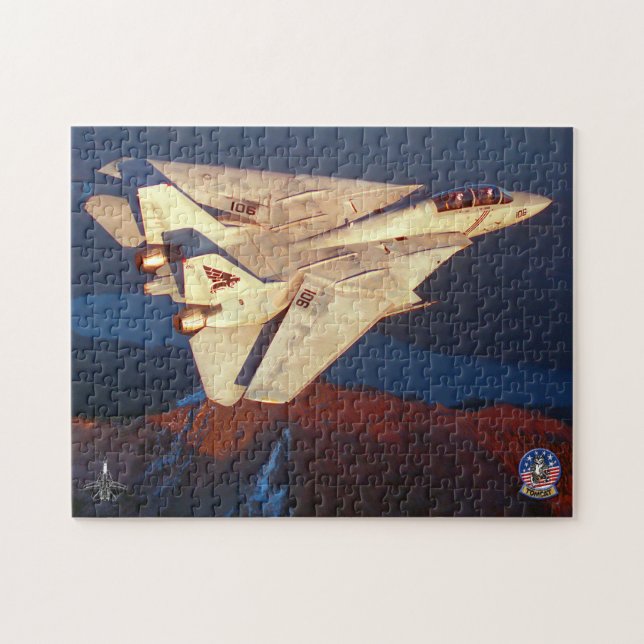 F-14 TOMCAT “SWING WING” (11x14 inch) Jigsaw Puzzle (Horizontal)