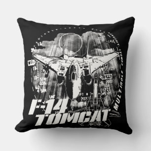 F-14 Tomcat Throw Pillow Throw Pillow