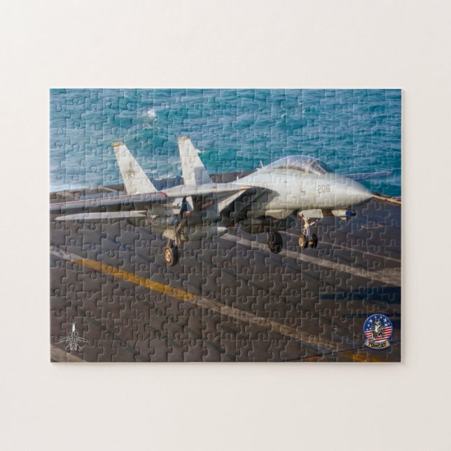 F-14 TOMCAT “TRAP” (11x14 inch) Jigsaw Puzzle (Horizontal)