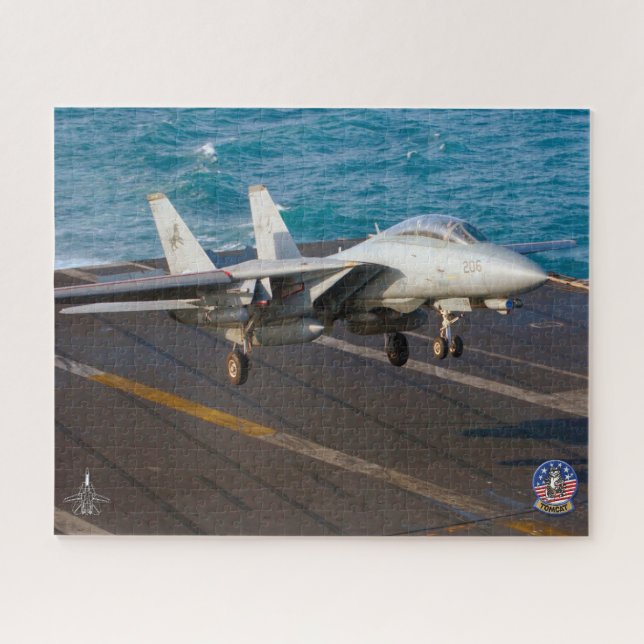 F-14 TOMCAT “TRAP” (16x20 inch) Jigsaw Puzzle (Horizontal)