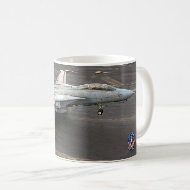 F-14 TOMCAT “TRAP” COFFEE MUG (Front Right)