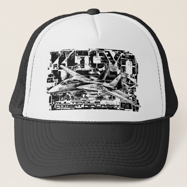 F-14 Tomcat Trucker Hat Trucker Hat (Front)