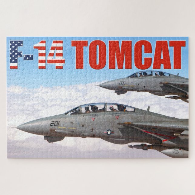 F-14 TOMCAT "WINGMAN" (20x30 inch) Jigsaw Puzzle (Horizontal)